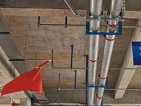 南岔管廊支架的安装方法
